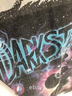 Grateful Dead Vintage Shirt DARK STAR GDM Liquid Blue 1990's Galaxy Planet RARE