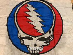 Grateful Dead Vintage Steal Your Face Flag Banner Tapestry Wall Hanging'88-rare
