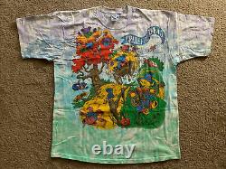 Grateful Dead Vintage T-Shirt 1993 Rise & Fall Tour Shirt Tie Dye XL NOS Rare