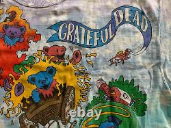 Grateful Dead Vintage T-Shirt 1993 Rise & Fall Tour Shirt Tie Dye XL NOS Rare