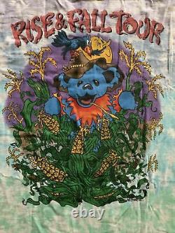 Grateful Dead Vintage T-Shirt 1993 Rise & Fall Tour Shirt Tie Dye XL NOS Rare