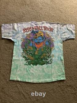 Grateful Dead Vintage T-Shirt 1993 Rise & Fall Tour Shirt Tie Dye XL NOS Rare