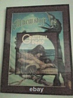 Grateful Dead Wake Of The Flood 1973 Promo Poster Rick Griffin Very Rare