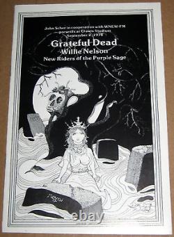 Grateful Dead Willie Nelson NRPS Concert Program 1978 Giants Stadium NJ EXC RARE