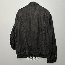 Grateful Dead X Levi's Collaboration BLACK DENIM JACKET Super RARE XL