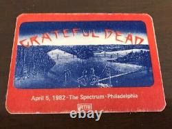 Grateful Dead backstage pass Spectrum Philadelphia 4/5/82 RARE