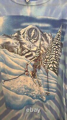 Grateful Dead long sleeve Tie dye Ski 1995 RARE