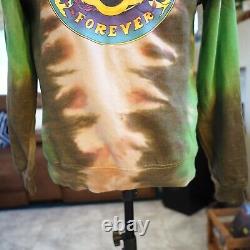 Grateful Dead long sleeve sweatshirt tie dye Size XS Rare Bear Forever