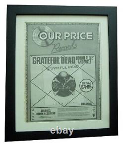 Grateful Dead+reckoning+poster+ad+rare Original 1981+framed+express World Ship