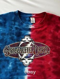Grateful Dead shirt Tie Dye Sundog size XL steal your face double sided rare