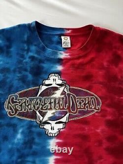 Grateful Dead shirt Tie Dye Sundog size XL steal your face double sided rare