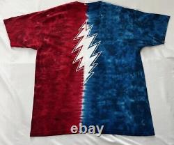 Grateful Dead shirt Tie Dye Sundog size XL steal your face double sided rare