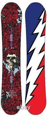 Grateful Dead skull and roses snowboard Burton Easy Livin 158 Rare