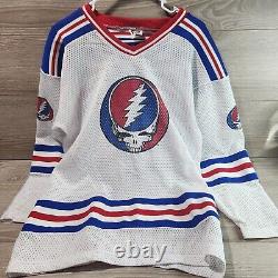 Grateful Dead vintage HOCKEY JERSEY Shirt LARGE L 24 Minutes RARE Liquid blue