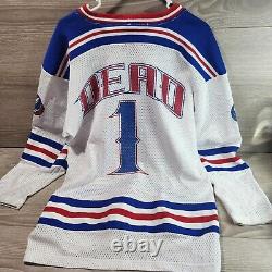 Grateful Dead vintage HOCKEY JERSEY Shirt LARGE L 24 Minutes RARE Liquid blue