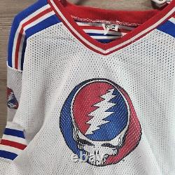 Grateful Dead vintage HOCKEY JERSEY Shirt LARGE L 24 Minutes RARE Liquid blue