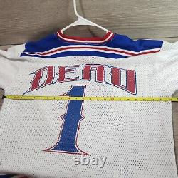 Grateful Dead vintage HOCKEY JERSEY Shirt LARGE L 24 Minutes RARE Liquid blue