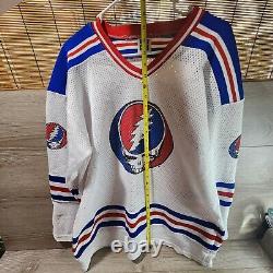 Grateful Dead vintage HOCKEY JERSEY Shirt LARGE L 24 Minutes RARE Liquid blue