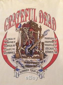 Grateful dead shirt 1992 Giants Stadium VINTAGE Soldier Field Buckeye Lake RARE