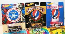 Hot Wheels Grateful Dead Pop Culture Series Cars 2013 Complete Set Of 6 Rare New