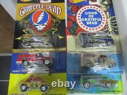 Hotwheels Rare The Grateful Dead Set Of 6 Cars Alloys Rubber Tyre``