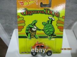 Hotwheels Rare The Grateful Dead Set Of 6 Cars Alloys Rubber Tyre``