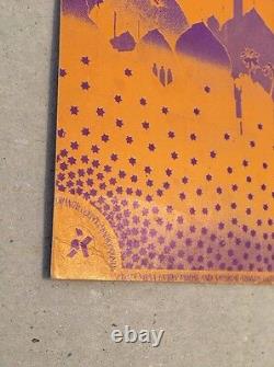 JERRY GARCIA GRATEFUL DEAD 1975 MEMORIAL SHOW BOB FRIED Poster Rare Vintage