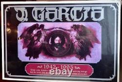 JERRY GARCIA GRATEFUL DEAD Memorial poster Kelly / Mouse signed Limited rare