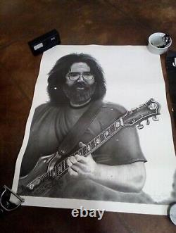 JERRY GARCIA Numbered Print & Poster Rock Icon Grateful Dead RARE ITEM