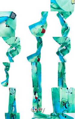 J. Garcia Silk Scarf Rare Tie Abstract Collection Art Wear Watercolor Grateful