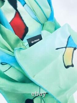 J. Garcia Silk Scarf Rare Tie Abstract Collection Art Wear Watercolor Grateful
