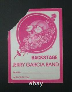 Jerry Garcia Band Backstage Passes Lot of 3 Spring Tour 1983 Grateful Dead RARE
