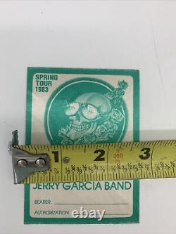 Jerry Garcia Band Backstage Passes Lot of 3 Spring Tour 1983 Grateful Dead RARE