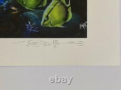 Jerry Garcia Grateful Dead Dolphin Original Ocean Biffle Art Giclee Signed Rare