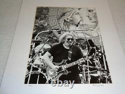 Jerry Garcia Grateful Dead Original Large Larry Hulst Rare Greek Theatre Photo