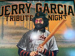 Jerry Garcia Grateful Dead Tribute Night Print Poster Moonalice Rare VIP Edition