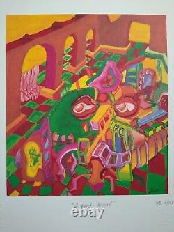 Jerry Garcia LTD. Ed Print Lizard Board Grateful Dead COA DB Artworks RARE