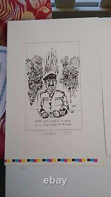 Jerry Garcia Lifetime SADAAM Print Grateful Dead COA RARE Press Proof