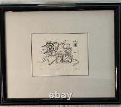 Jerry Garcia Rare Artwork Limited Edition Offset Lithograph Grandma's House