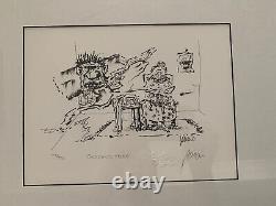 Jerry Garcia Rare Artwork Limited Edition Offset Lithograph Grandma's House