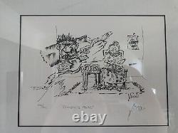 Jerry Garcia Rare Artwork Limited Edition Offset Lithograph Grandma's House