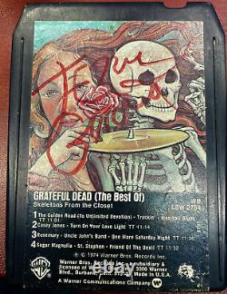 Jerry Garcia Signature Hand Signed 8 Track Tape Skeletons in the Closet RARE