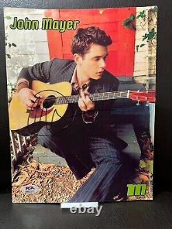 John Mayer Signed Autographed 8x10 Photo Rare Grateful Dead Sob Rock Psa Coa