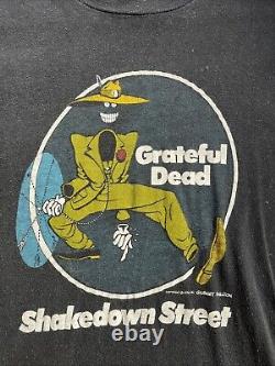Large 1979 Grateful Dead shakedown street Vintage Tee RARE