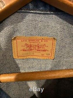 Levis Vintage Hand-Painted Signed Grateful Dead Trucker Jacket 48R Rare Find