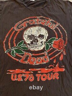 MADEWORN Grateful Dead US Tour 1978 Tee Shirt Size Medium Rare EUC