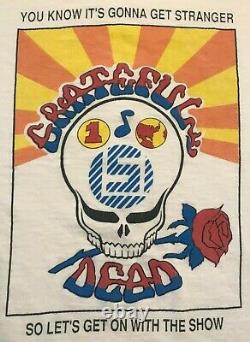 Men's Rare Vintage 90's Grateful Dead Band Tour Concer T-shirt Size XL Skulls