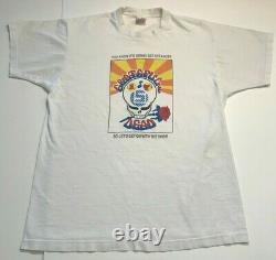 Men's Rare Vintage 90's Grateful Dead Band Tour Concer T-shirt Size XL Skulls