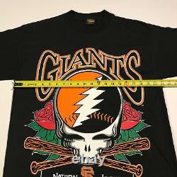 NOS RARE 1994 Grateful Dead SF Giants MLB TShirt Large Rock/Sports Memorabilia