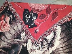 New JERRY GARCIA Throw Blanket RARE Grateful Dead 46x67